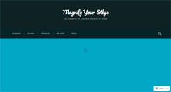 Desktop Screenshot of magnifyyourstyle.com